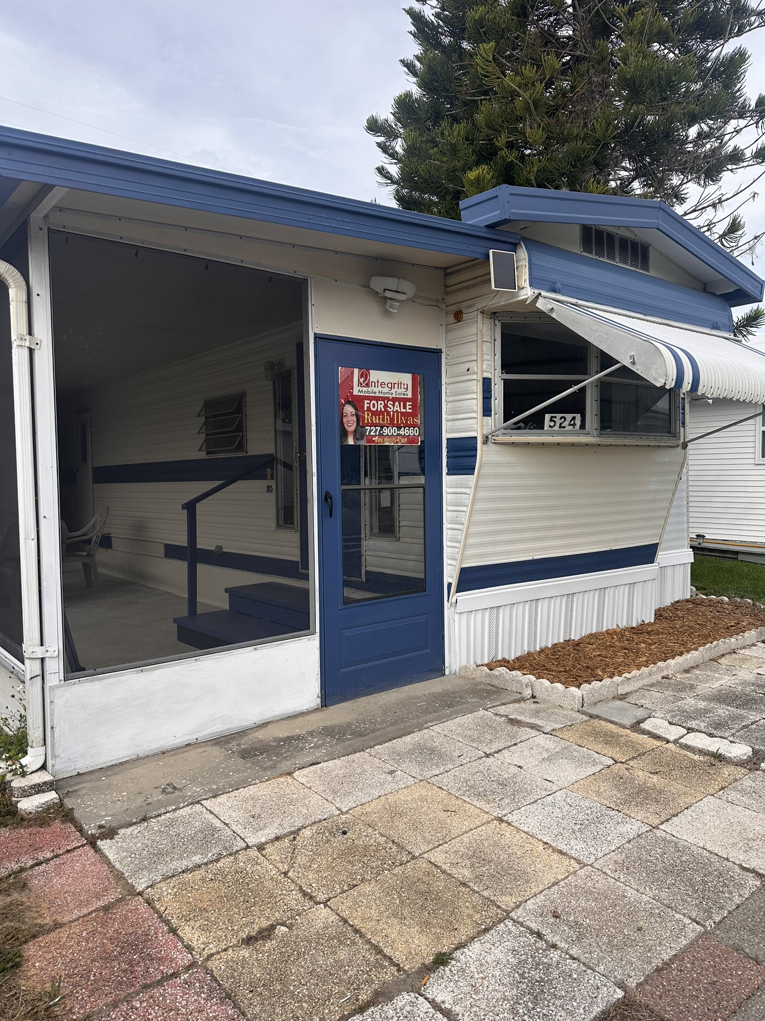 8225 Arevee Dr, Lot 524, New Port Richey, Florida 34653, 1 Bedroom Bedrooms, ,1 BathroomBathrooms,55-Plus Mobile Home,For Sale,Arevee Dr, Lot 524,4437