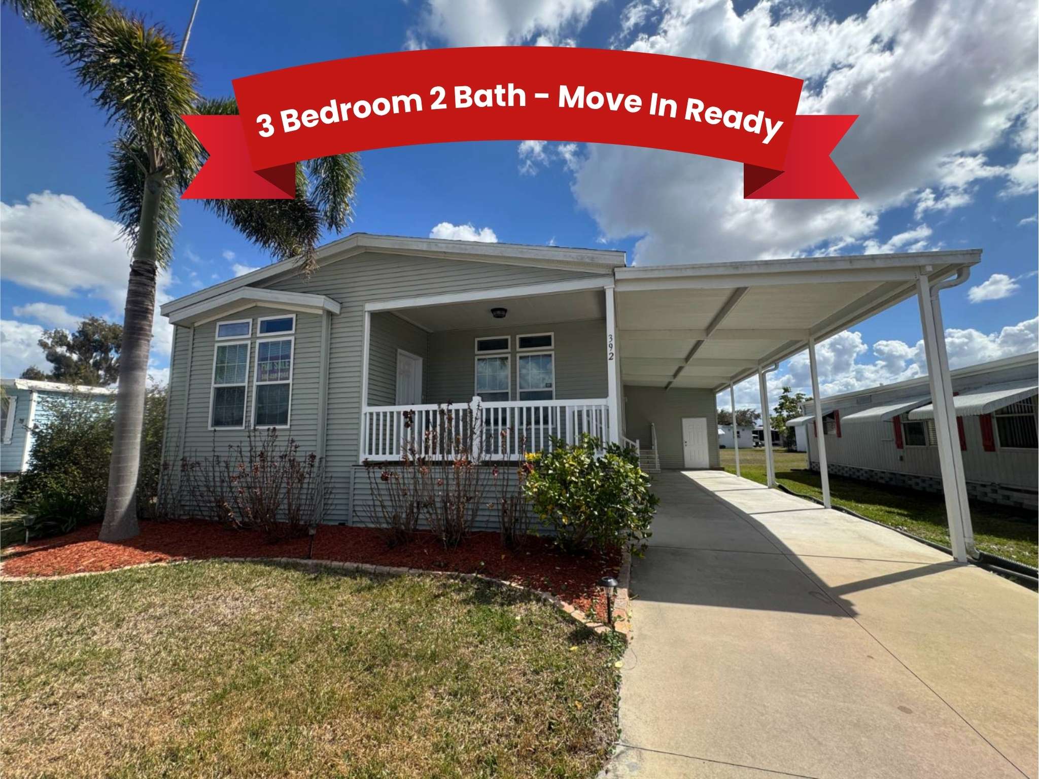 392 Teakwood Dr, Ellenton, Florida 34222, 3 Bedrooms Bedrooms, ,2 BathroomsBathrooms,55-Plus Mobile Home,For Sale,Teakwood Dr,4454