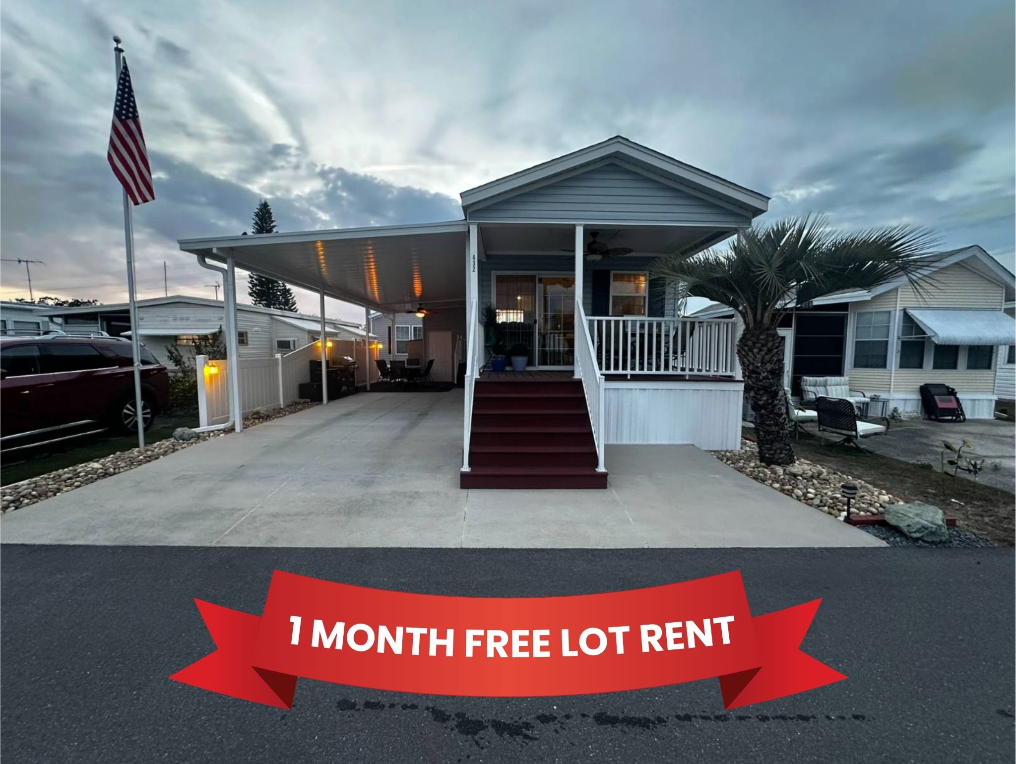 8225 Arevee Dr, Lot 432, New Port Richey, Florida 34653, 1 Bedroom Bedrooms, ,1 BathroomBathrooms,55-Plus Mobile Home,For Sale,Arevee Dr, Lot 432,4483