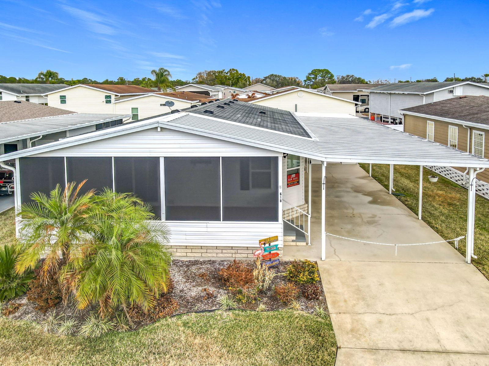 618 Sunset Circle, Frostproof, Florida 33843, 2 Bedrooms Bedrooms, ,2 BathroomsBathrooms,55-Plus Mobile Home,For Sale,Sunset Circle,4512