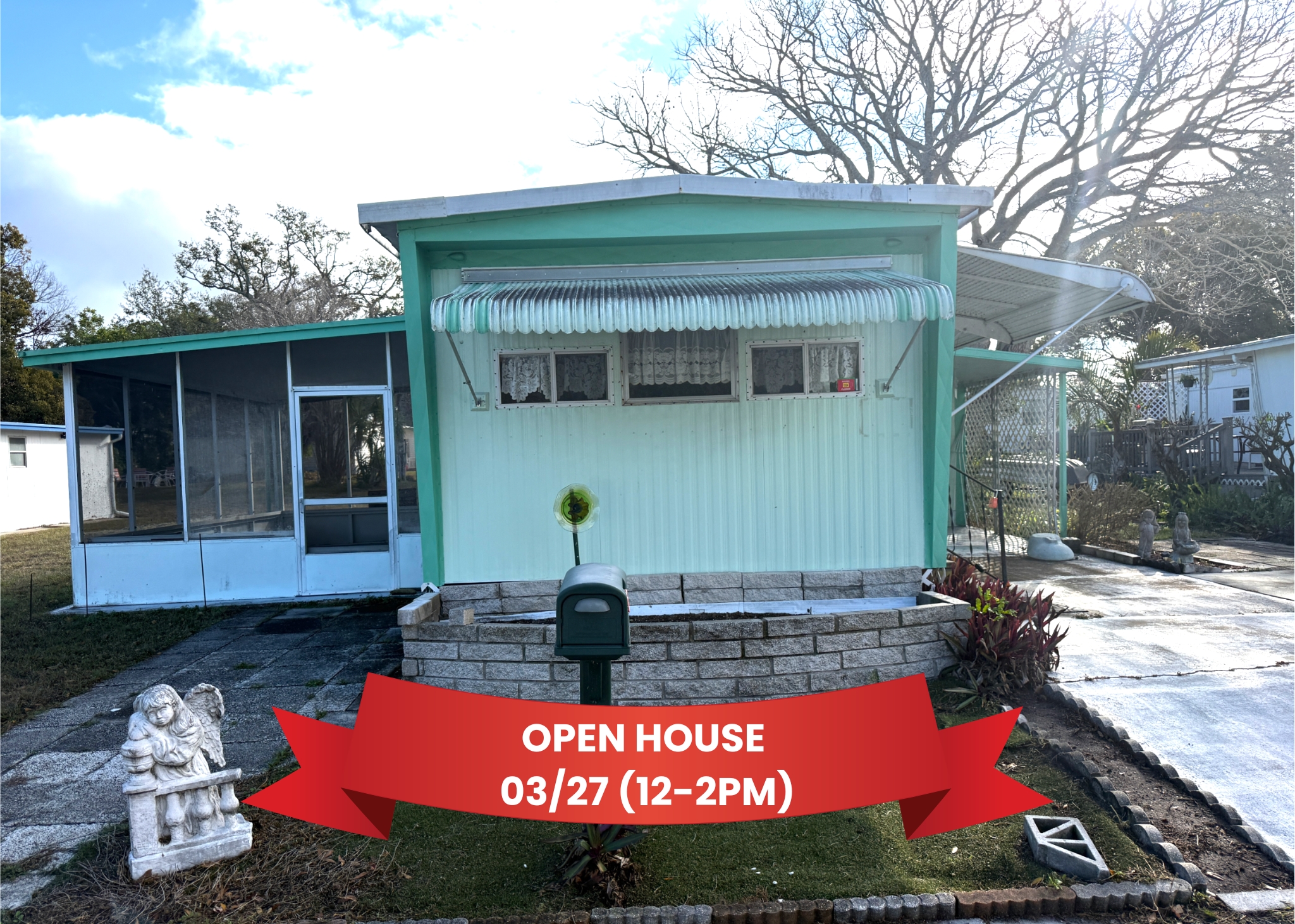 106 Diogenes St, Dunedin, Florida 34098, 2 Bedrooms Bedrooms, ,1 BathroomBathrooms,55-Plus Mobile Home,For Sale,Diogenes St,4551