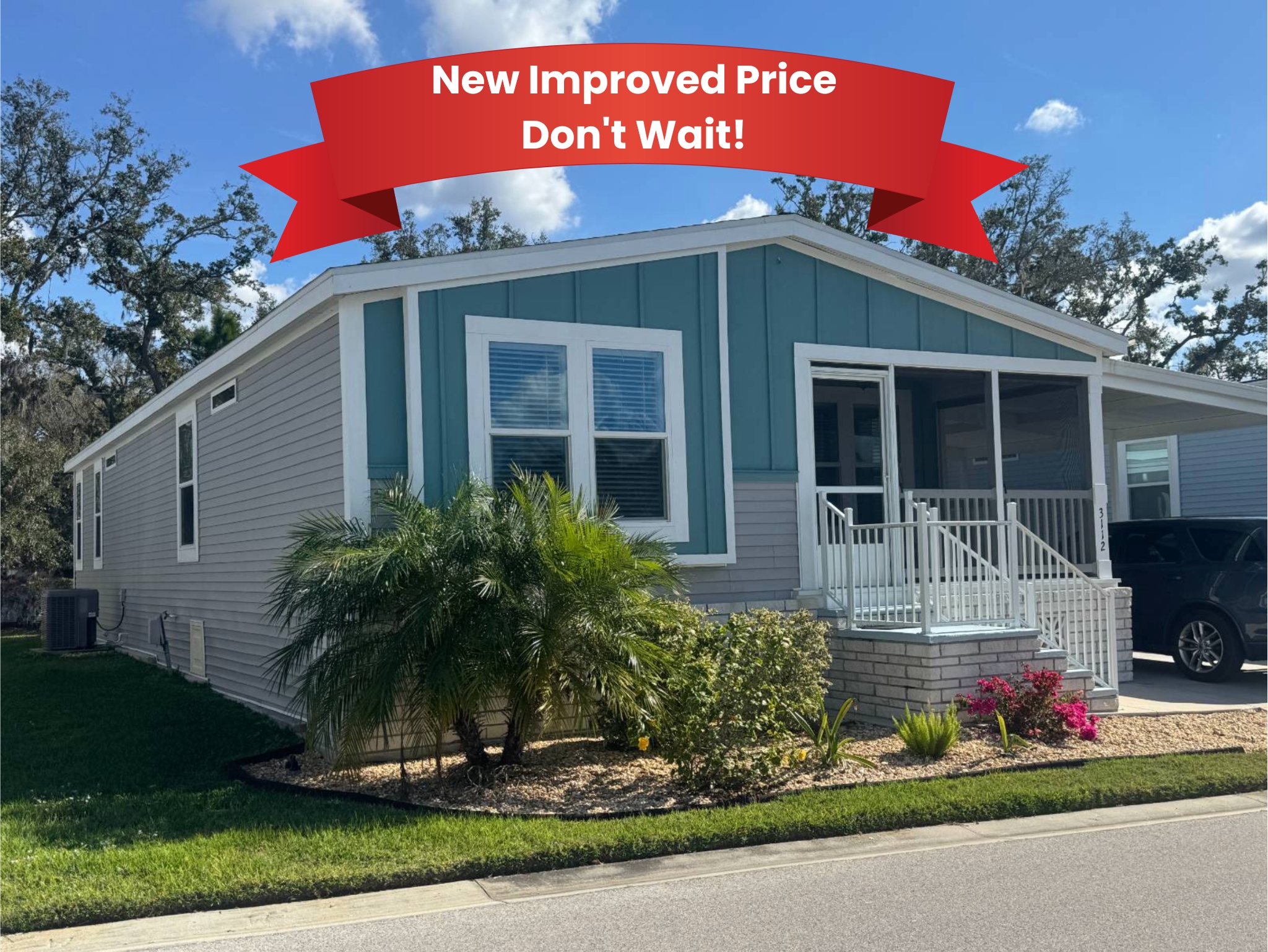 3112 Acorn Trail, Ellenton, Florida 34222, 3 Bedrooms Bedrooms, ,2 BathroomsBathrooms,55-Plus Mobile Home,For Sale,Acorn Trail,4581