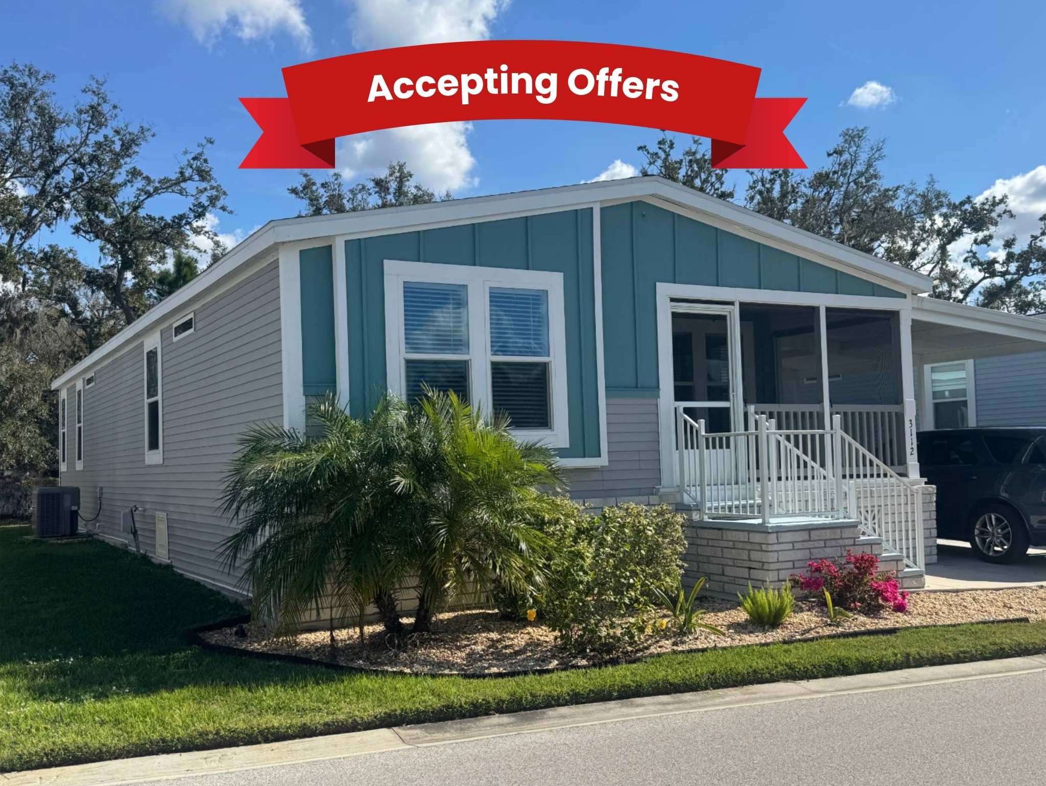 3112 Acorn Trail, Ellenton, Florida 34222, 3 Bedrooms Bedrooms, ,2 BathroomsBathrooms,55-Plus Mobile Home,For Sale,Acorn Trail,4581
