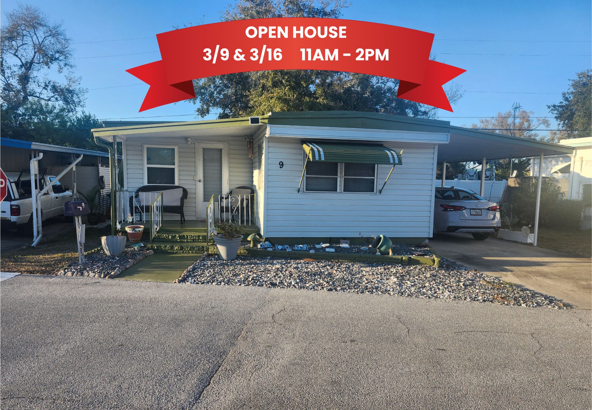 28488 US 19 N, Lot 9, Clearwater, Florida 33761, 1 Bedroom Bedrooms, ,1 BathroomBathrooms,55-Plus Mobile Home,For Sale,US 19 N, Lot 9,4585