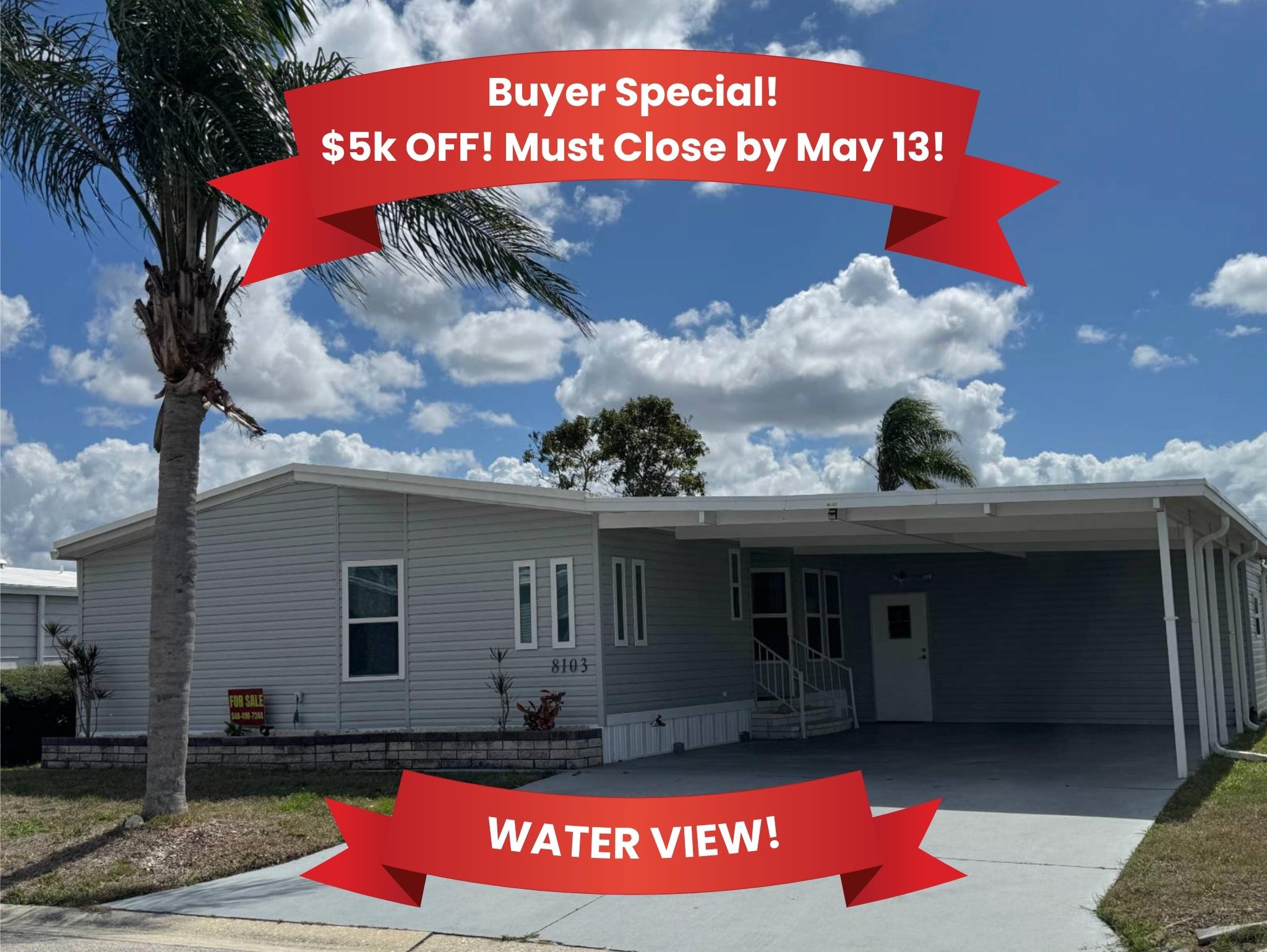 8103 Lemonwood Dr S, Ellenton, Florida 34222, 2 Bedrooms Bedrooms, ,2 BathroomsBathrooms,55-Plus Mobile Home,For Sale,Lemonwood Dr S,4627