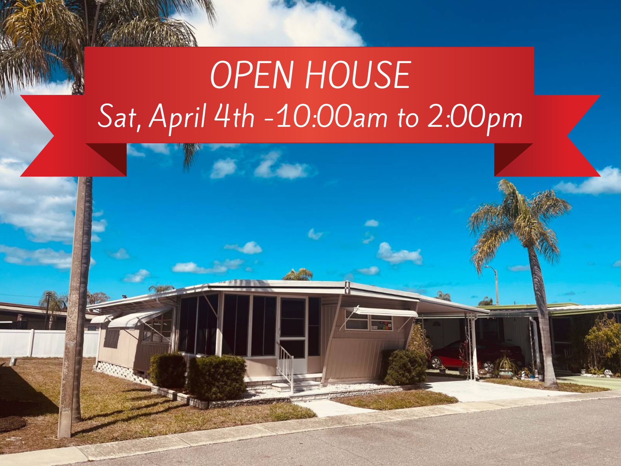 2550 State Route 580, Lot 446, Clearwater, Florida 33761, 2 Bedrooms Bedrooms, ,2 BathroomsBathrooms,55-Plus Mobile Home,For Sale,State Route 580, Lot 446,4628