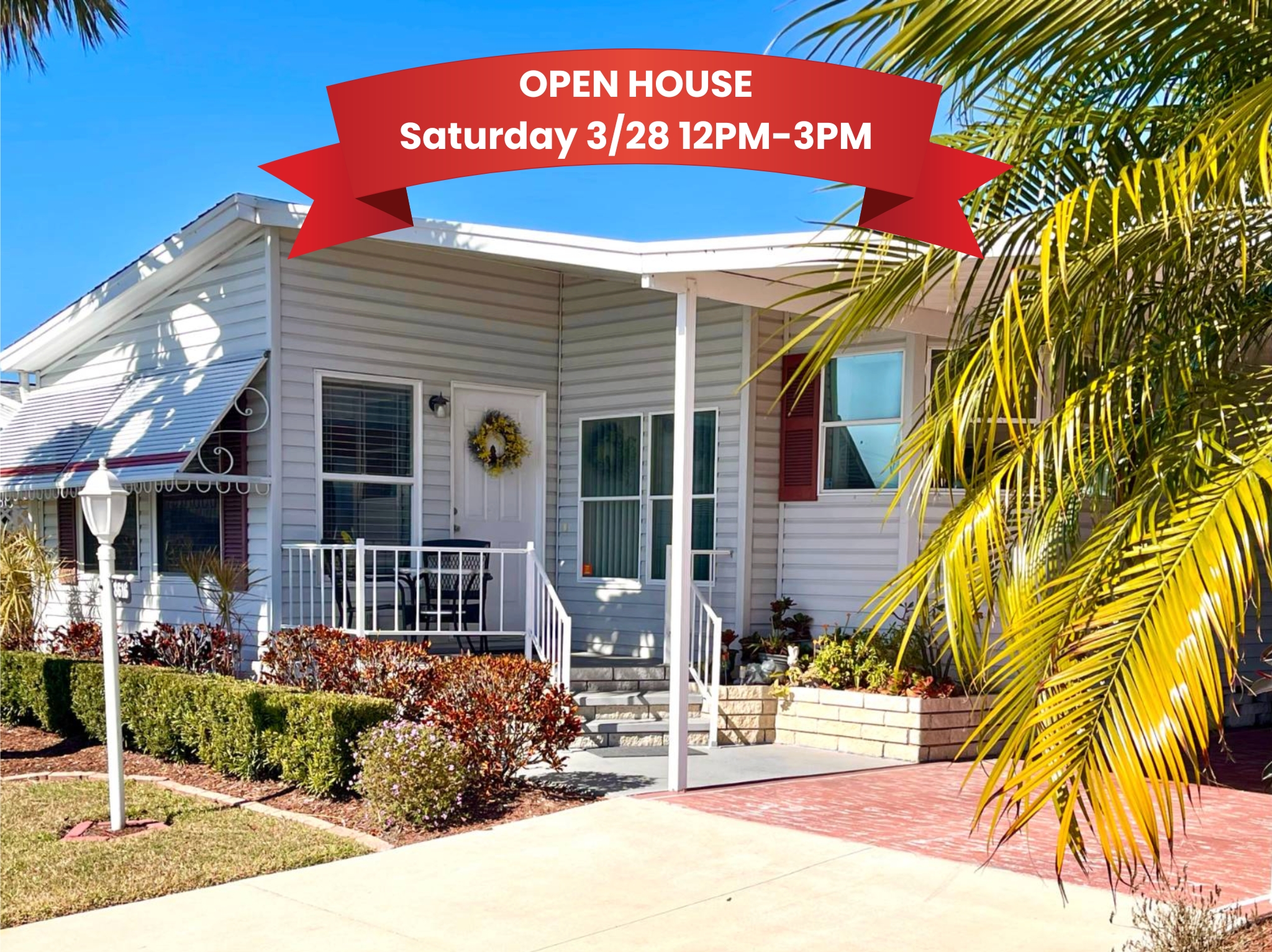 8616 26th Ave E, Palmetto, Florida 34221, 2 Bedrooms Bedrooms, ,2 BathroomsBathrooms,55-Plus Mobile Home,For Sale,26th Ave E,4630