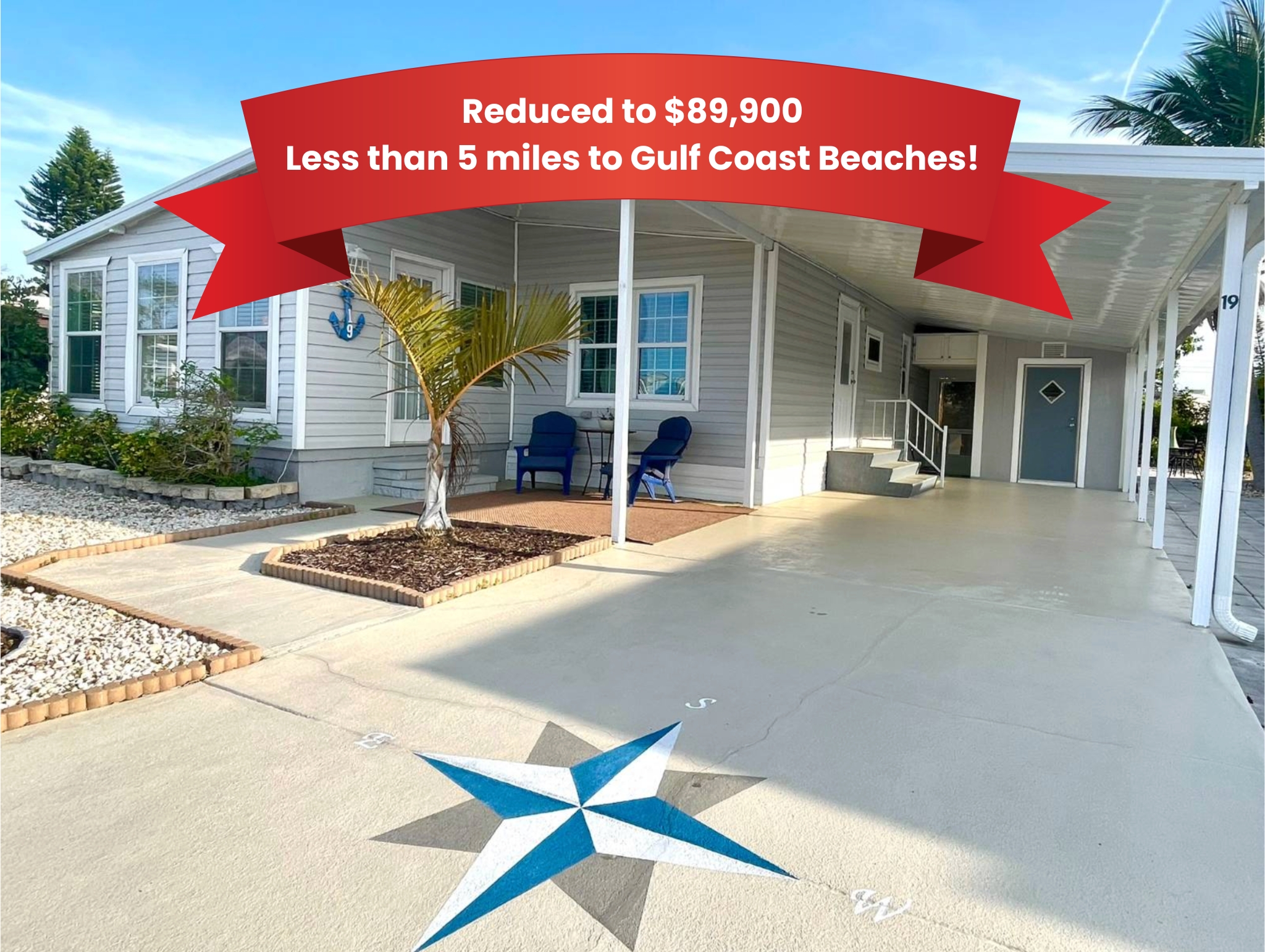 3901 71st Street West, Lot 19, Bradenton, Florida 34209, 2 Bedrooms Bedrooms, ,2 BathroomsBathrooms,55-Plus Mobile Home,For Sale,71st Street West, Lot 19,4682