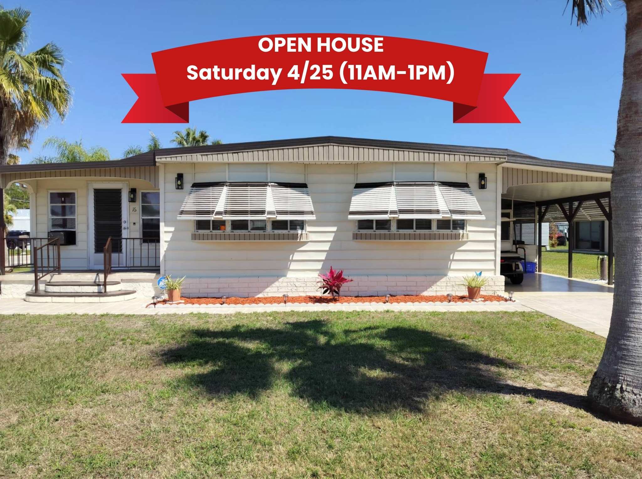 16 Casa Rio, Port St Lucie, Florida 34962, 2 Bedrooms Bedrooms, ,2 BathroomsBathrooms,55-Plus Mobile Home,For Sale,Casa Rio,4691