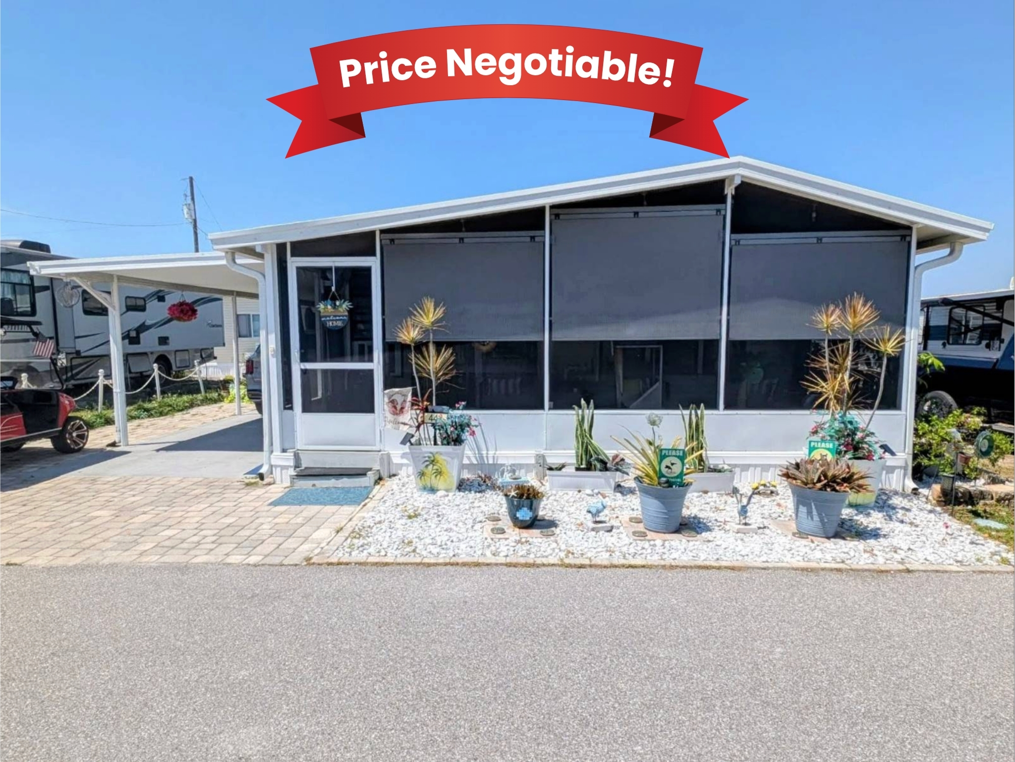 2206 Chaney Dr, Lot 442, Ruskin, Florida 33570, 2 Bedrooms Bedrooms, ,1.5 BathroomsBathrooms,55-Plus Mobile Home,For Sale,Chaney Dr, Lot 442,4701