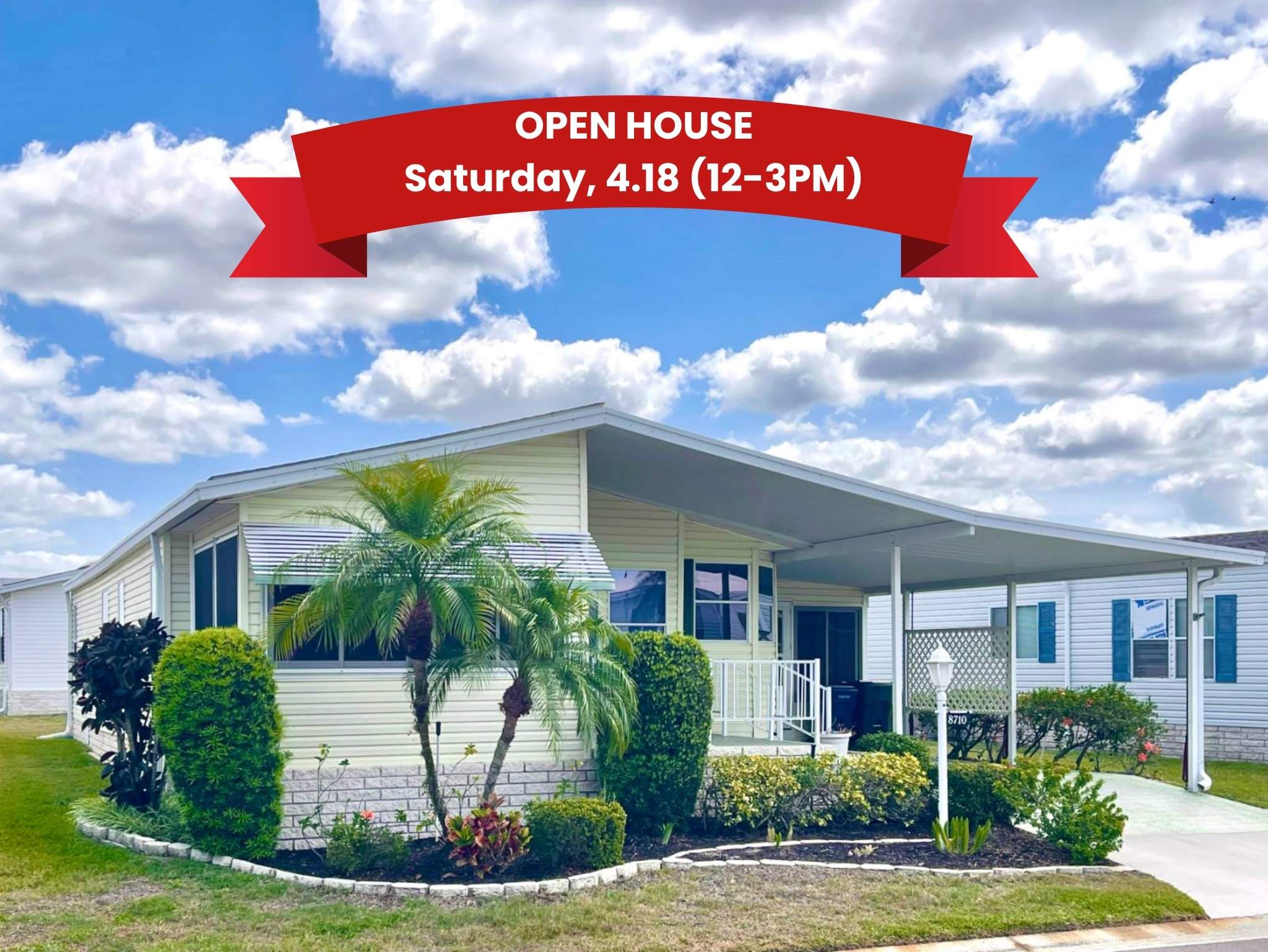 8710 26th Ave E, Palmetto, Florida 34221, 2 Bedrooms Bedrooms, ,2 BathroomsBathrooms,55-Plus Mobile Home,For Sale,26th Ave E,4725