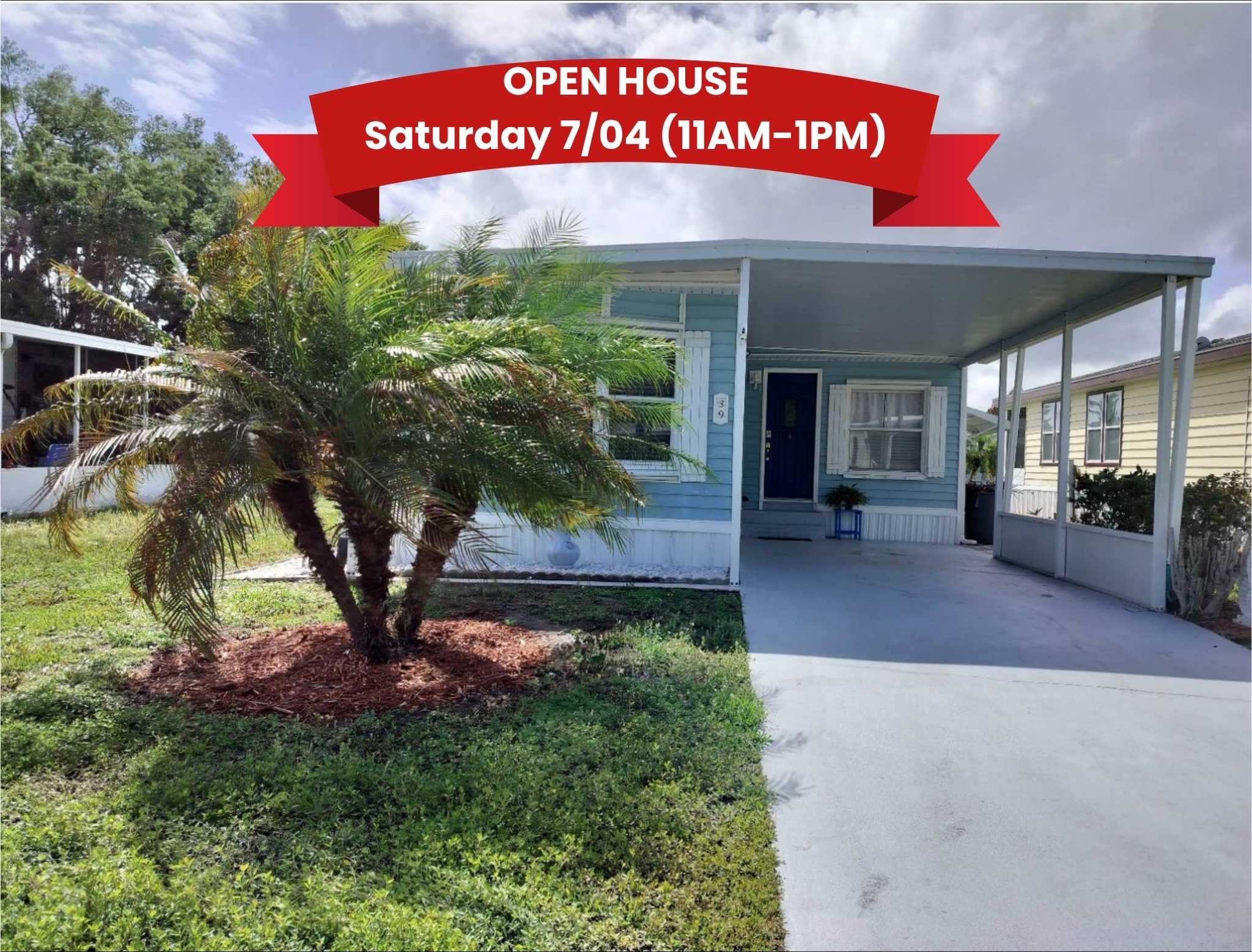 39 Montilla Way, 34952, Florida 34953, 2 Bedrooms Bedrooms, ,2 BathroomsBathrooms,55-Plus Mobile Home,For Sale,Montilla Way,4747