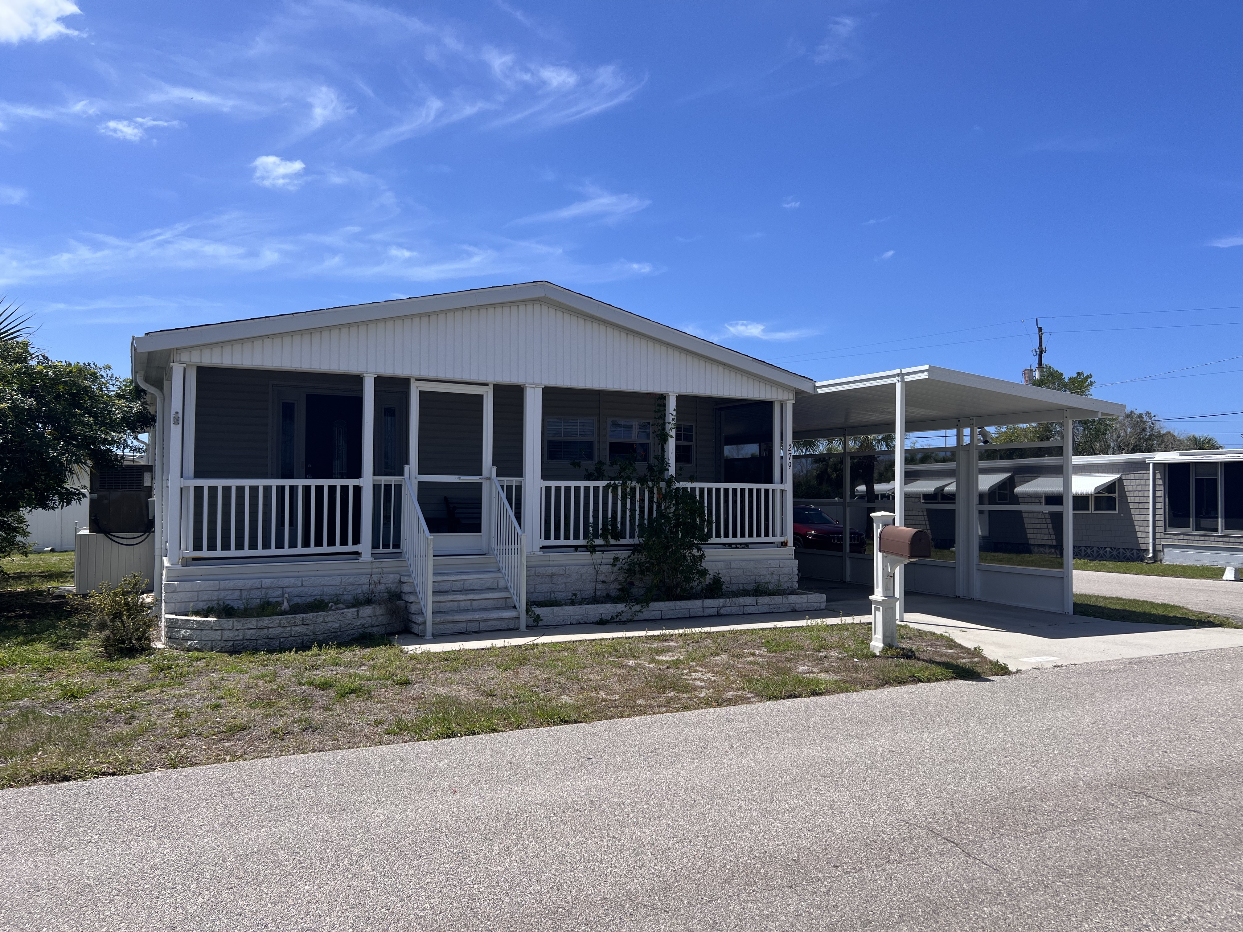 279 Lake Dr, Nokomis, Florida 34275, 2 Bedrooms Bedrooms, ,2 BathroomsBathrooms,55-Plus Mobile Home,For Sale,Lake Dr,4756