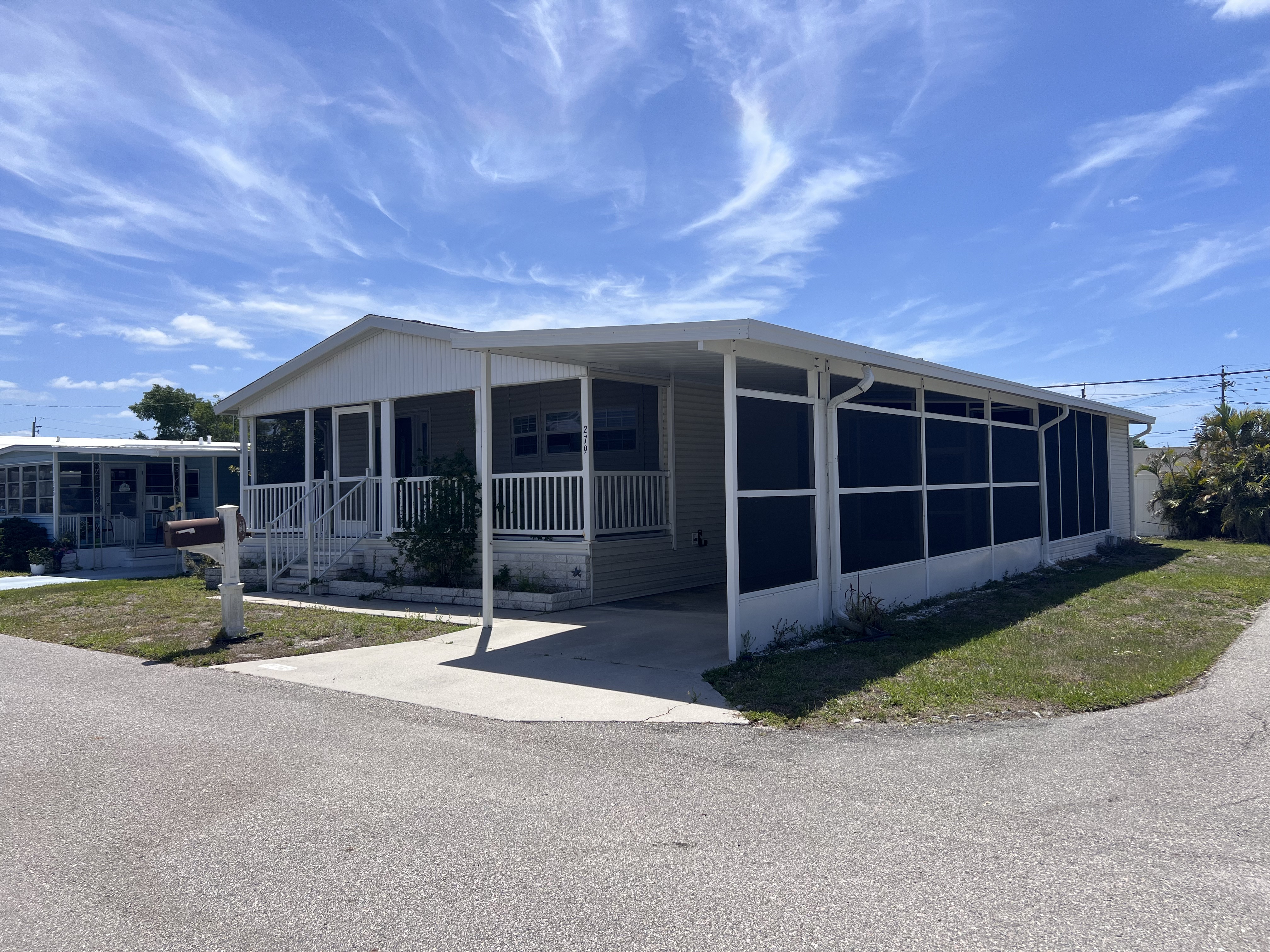 279 Lake Dr, Nokomis, Florida 34275, 2 Bedrooms Bedrooms, ,2 BathroomsBathrooms,55-Plus Mobile Home,For Sale,Lake Dr,4756
