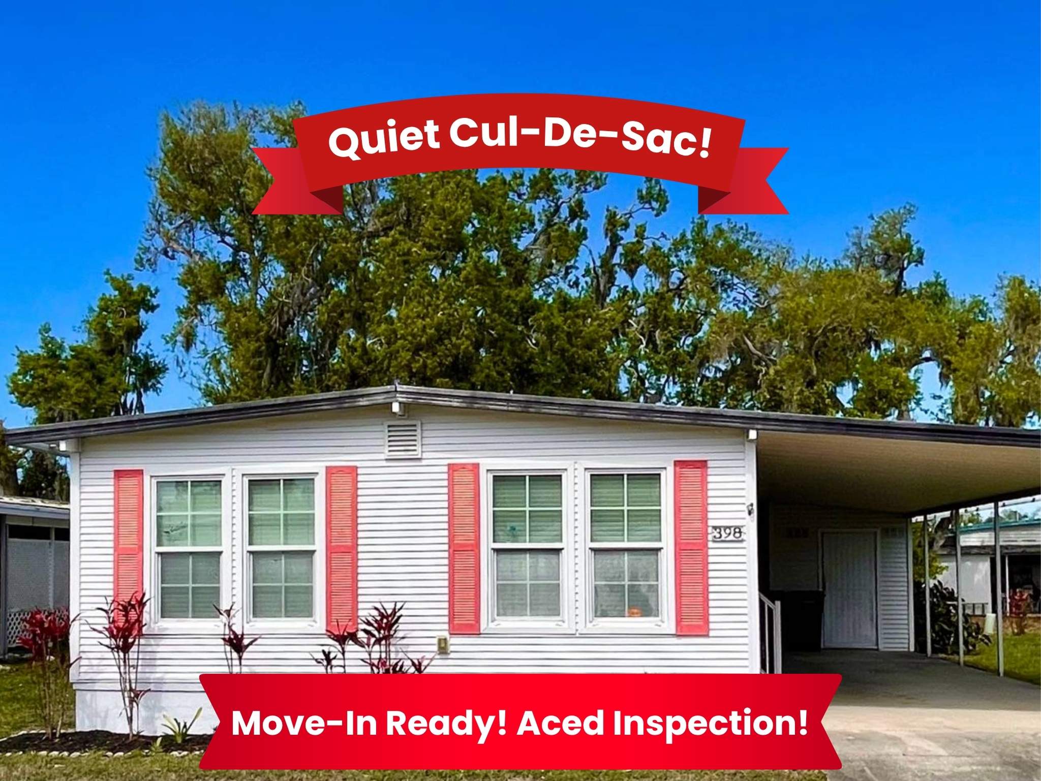 398 Sandpiper Cove, Ellenton, Florida 34222, 2 Bedrooms Bedrooms, ,2 BathroomsBathrooms,55-Plus Mobile Home,For Sale,Sandpiper Cove,4771