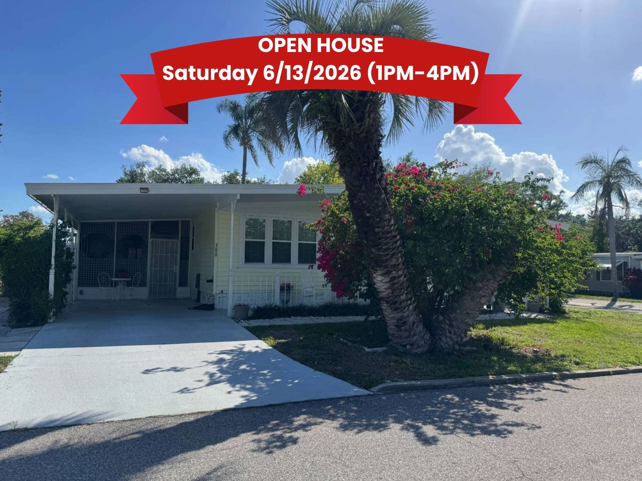 388 Coquina Dr, Ellenton, Florida 34222, 2 Bedrooms Bedrooms, ,2 BathroomsBathrooms,55-Plus Mobile Home,For Sale,Coquina Dr,4772