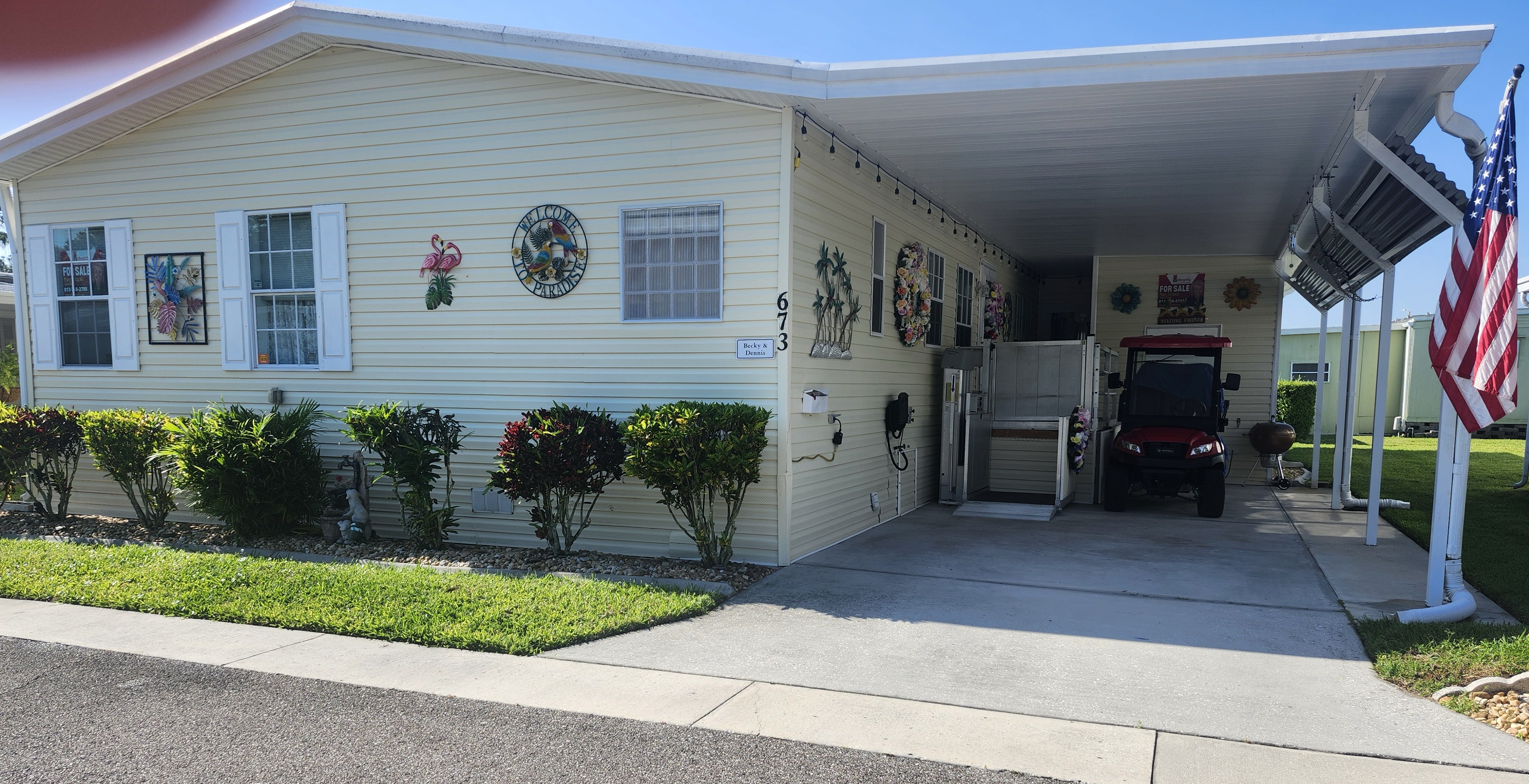 1071 Donegan Road, Lot 673, Largo, Florida 33771, 3 Bedrooms Bedrooms, ,2 BathroomsBathrooms,55-Plus Mobile Home,For Sale,Donegan Road, Lot 673,4778