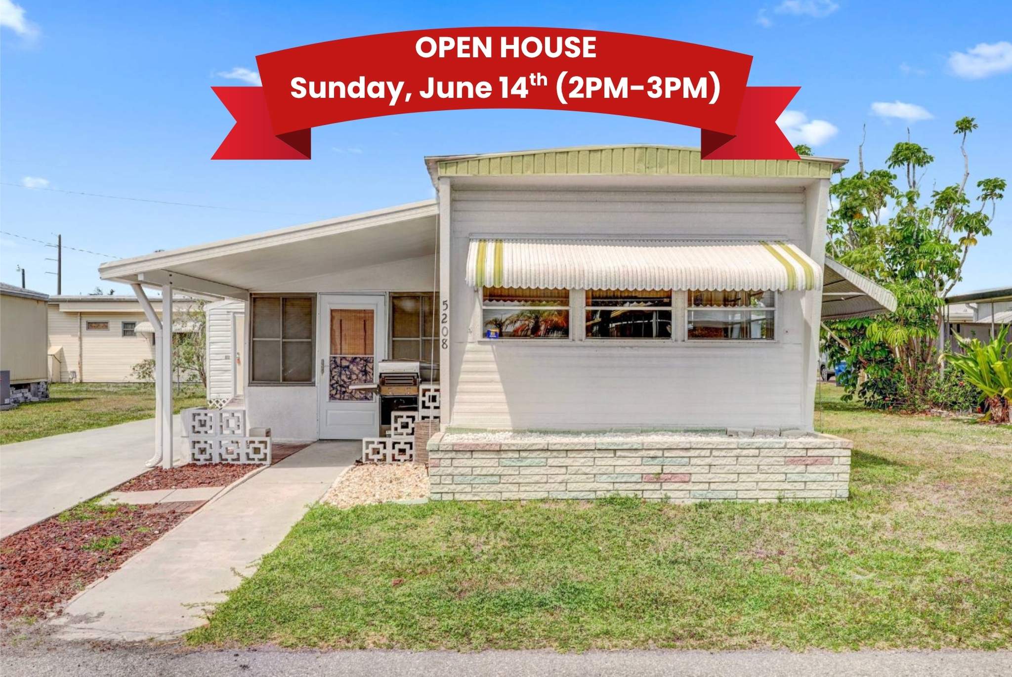 5208 5th St Circle West, Bradenton, Florida 34207, 1 Bedroom Bedrooms, ,1 BathroomBathrooms,55-Plus Mobile Home,For Sale,5th St Circle West,4780