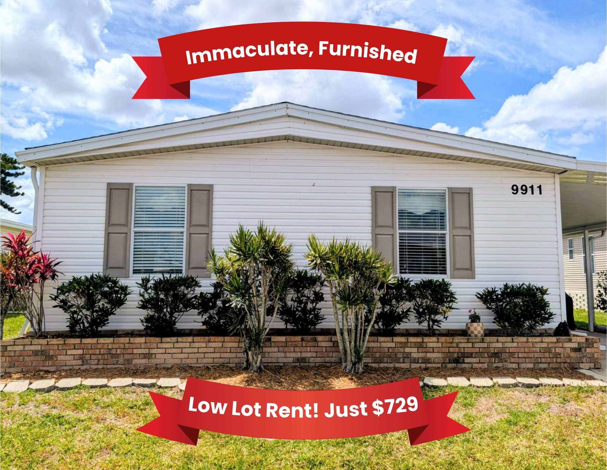 9911 Cameron Lane, Parrish, Florida 34219, 2 Bedrooms Bedrooms, ,2 BathroomsBathrooms,55-Plus Mobile Home,For Sale,Cameron Lane,4798