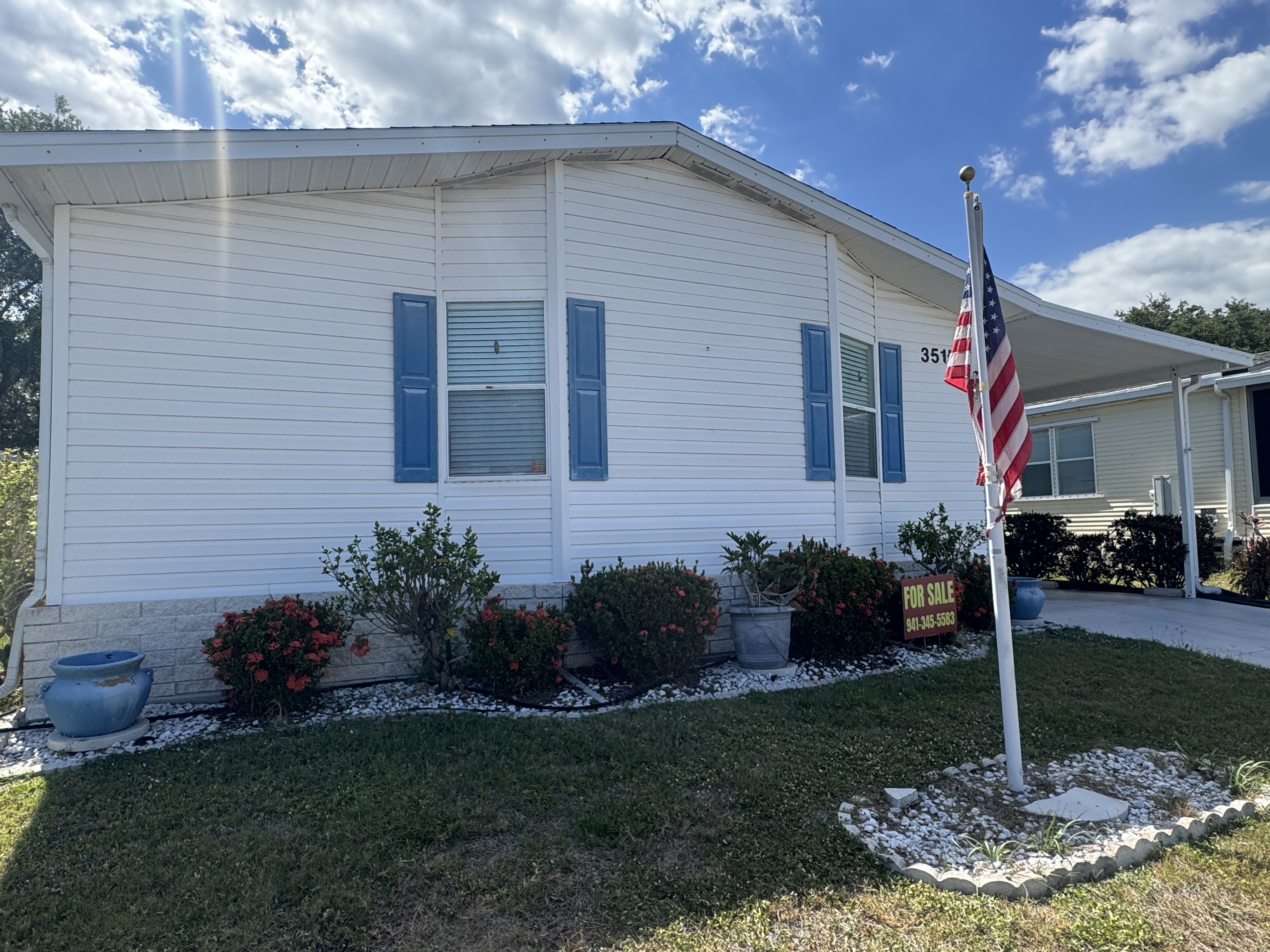 3515 Asbury Drive, Parrish, Florida 34219, 2 Bedrooms Bedrooms, ,2 BathroomsBathrooms,55-Plus Mobile Home,For Sale,Asbury Drive,4804