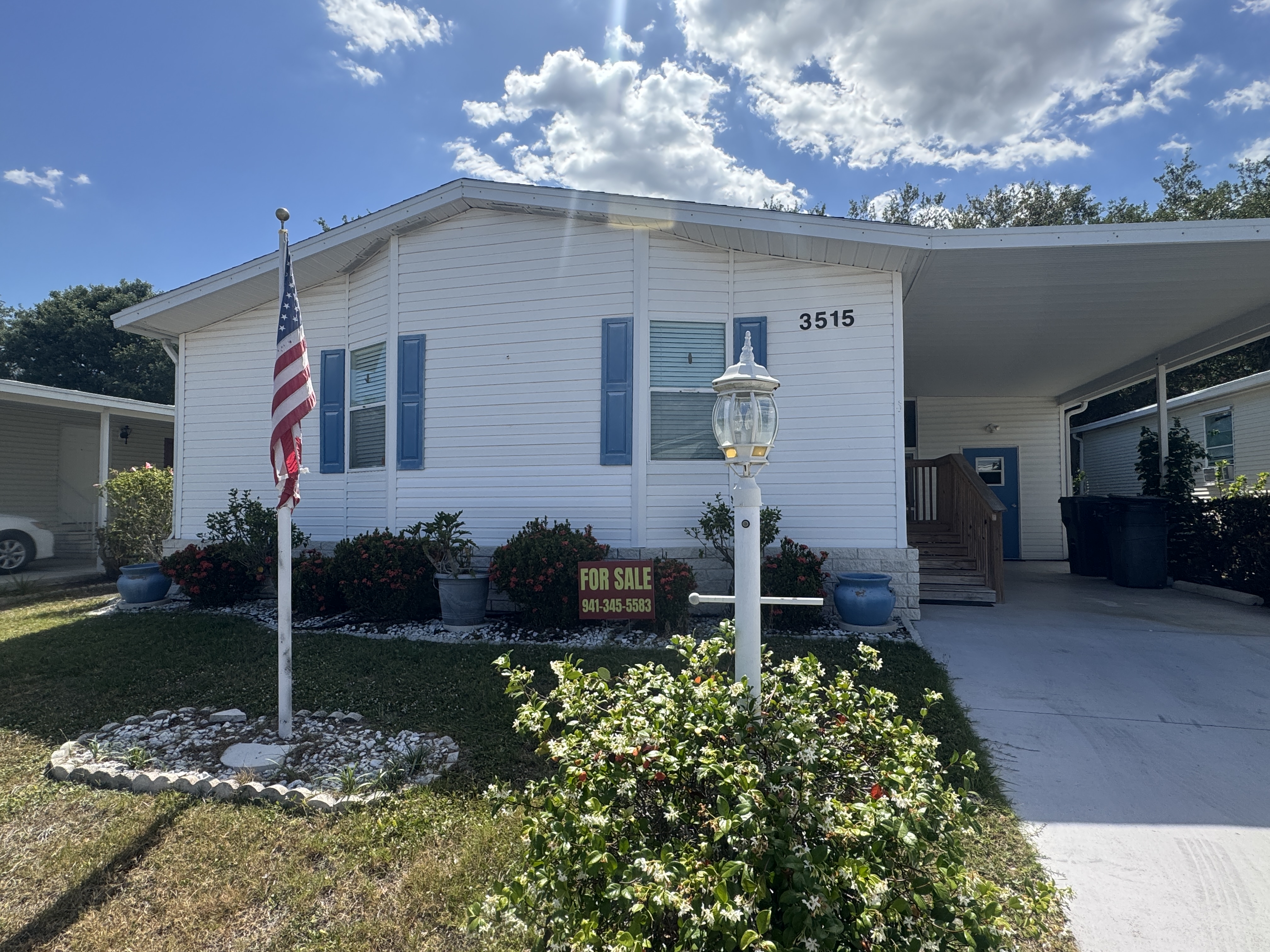 3515 Asbury Drive, Parrish, Florida 34219, 2 Bedrooms Bedrooms, ,2 BathroomsBathrooms,55-Plus Mobile Home,For Sale,Asbury Drive,4804