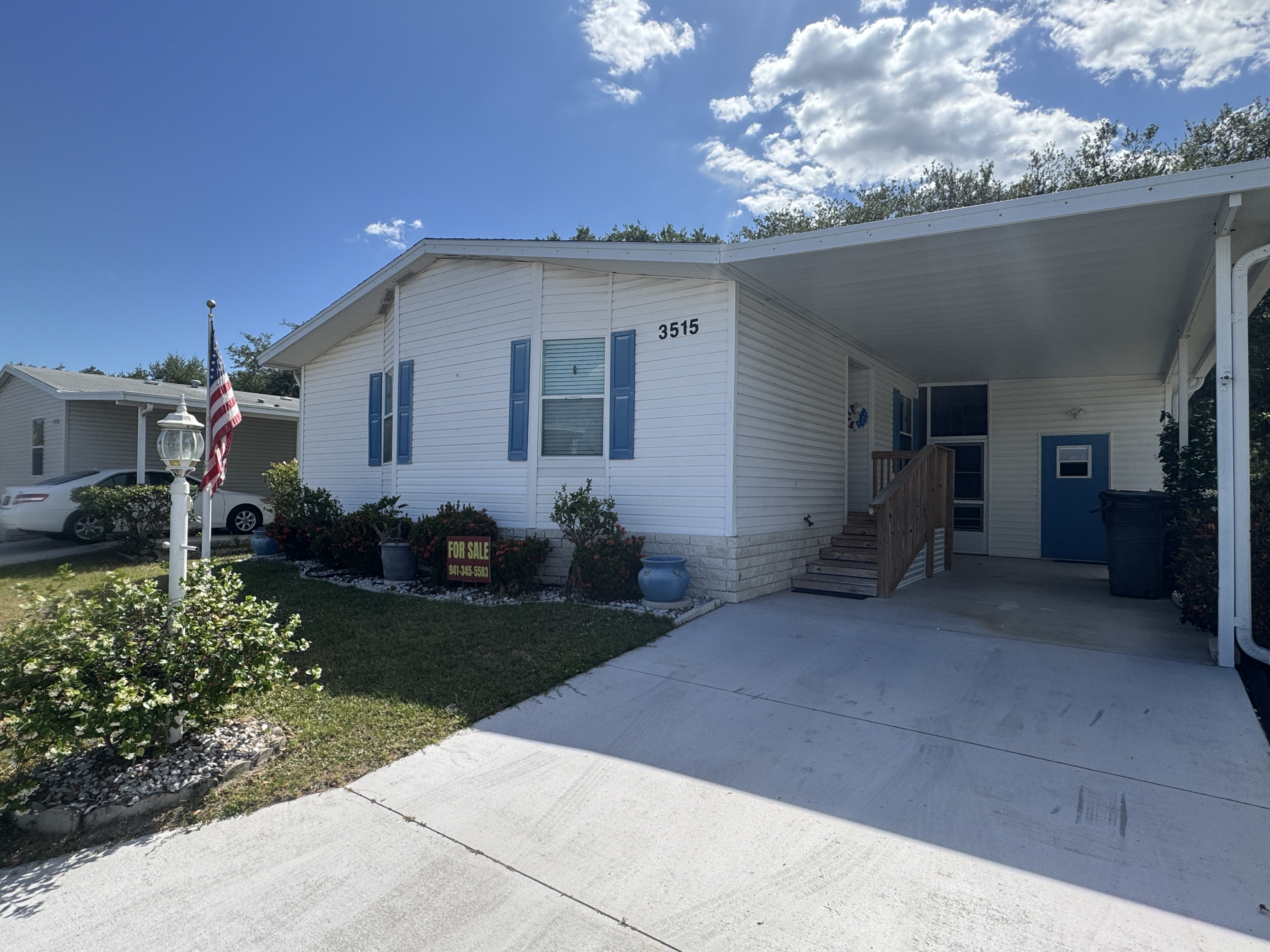 3515 Asbury Drive, Parrish, Florida 34219, 2 Bedrooms Bedrooms, ,2 BathroomsBathrooms,55-Plus Mobile Home,For Sale,Asbury Drive,4804