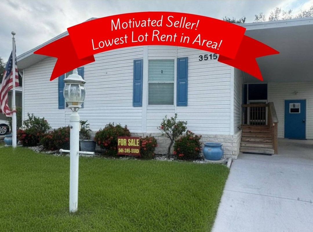 3515 Asbury Drive, Parrish, Florida 34219, 2 Bedrooms Bedrooms, ,2 BathroomsBathrooms,55-Plus Mobile Home,For Sale,Asbury Drive,4804