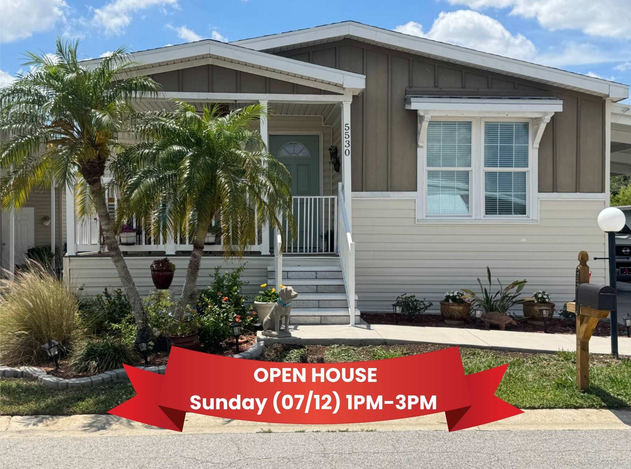5530 Whistling Tree Ln, Bradenton, Florida 34203, 3 Bedrooms Bedrooms, ,2 BathroomsBathrooms,55-Plus Mobile Home,For Sale,Whistling Tree Ln,4822