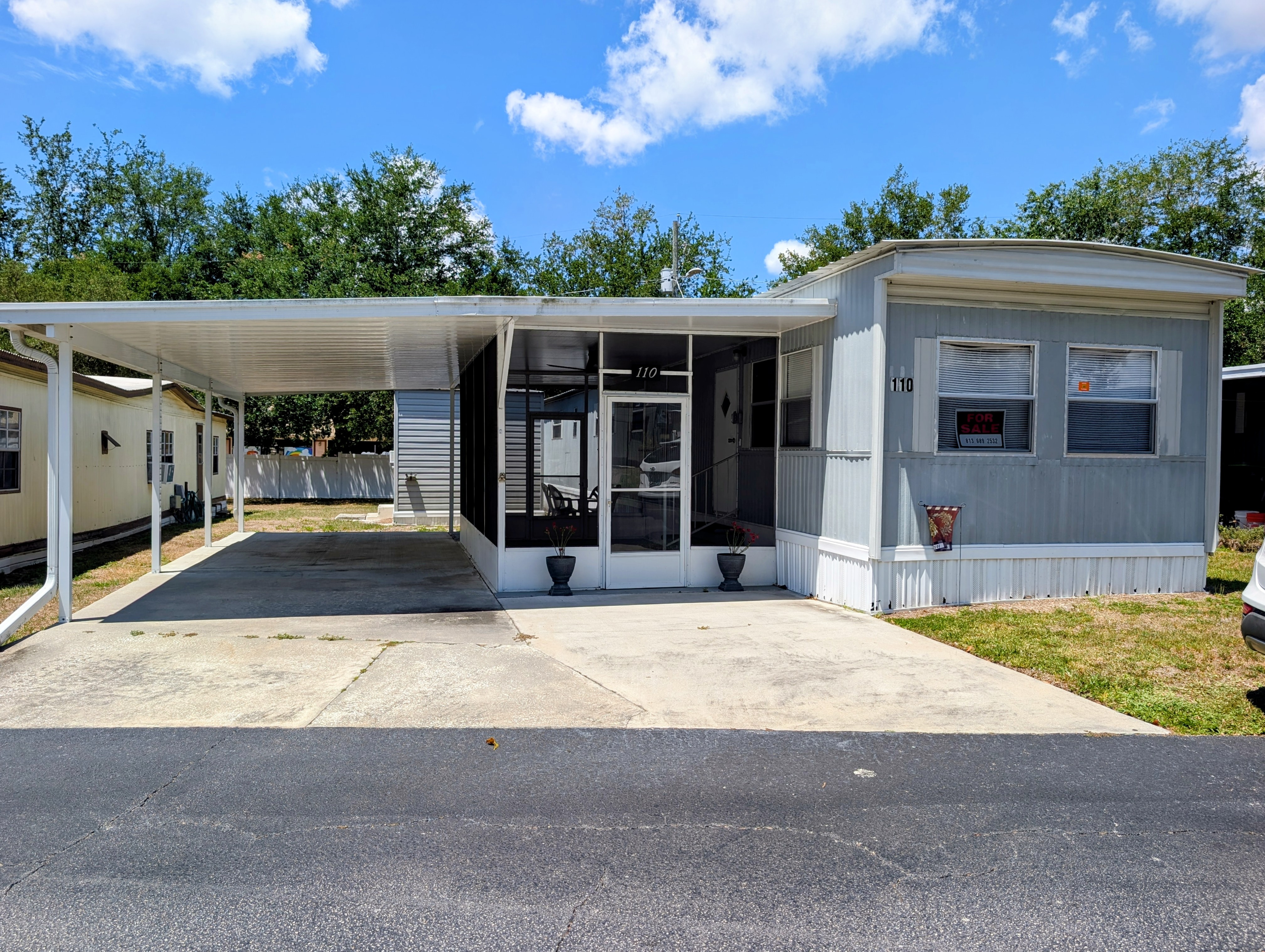 110 Oakhill View Drive, Valrico, Florida 33594, 2 Bedrooms Bedrooms, ,1 BathroomBathrooms,55-Plus Mobile Home,For Sale,Oakhill View Drive,4829