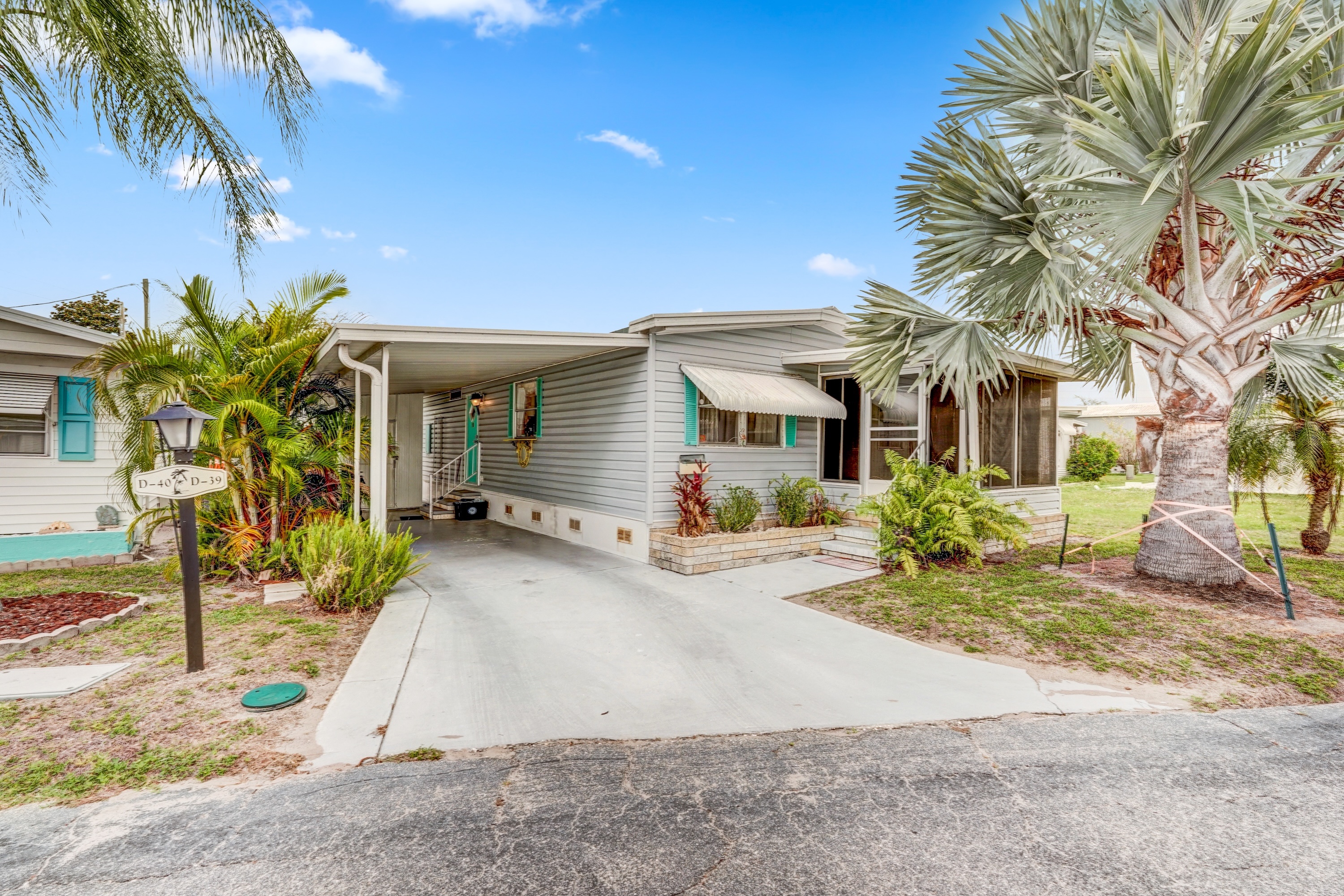 508 44th Avenue E, Lot D39, Bradenton, Florida 34203, 2 Bedrooms Bedrooms, ,2 BathroomsBathrooms,55-Plus Mobile Home,For Sale,44th Avenue E, Lot D39,4867
