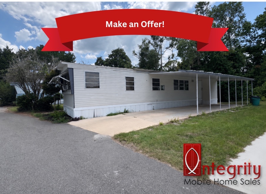 1300 Hand Ave, Lot F4, Ormond Beach, Florida 32174, 2 Bedrooms Bedrooms, ,2 BathroomsBathrooms,All - Age Mobile Home,For Sale,Hand Ave, Lot F4,4981