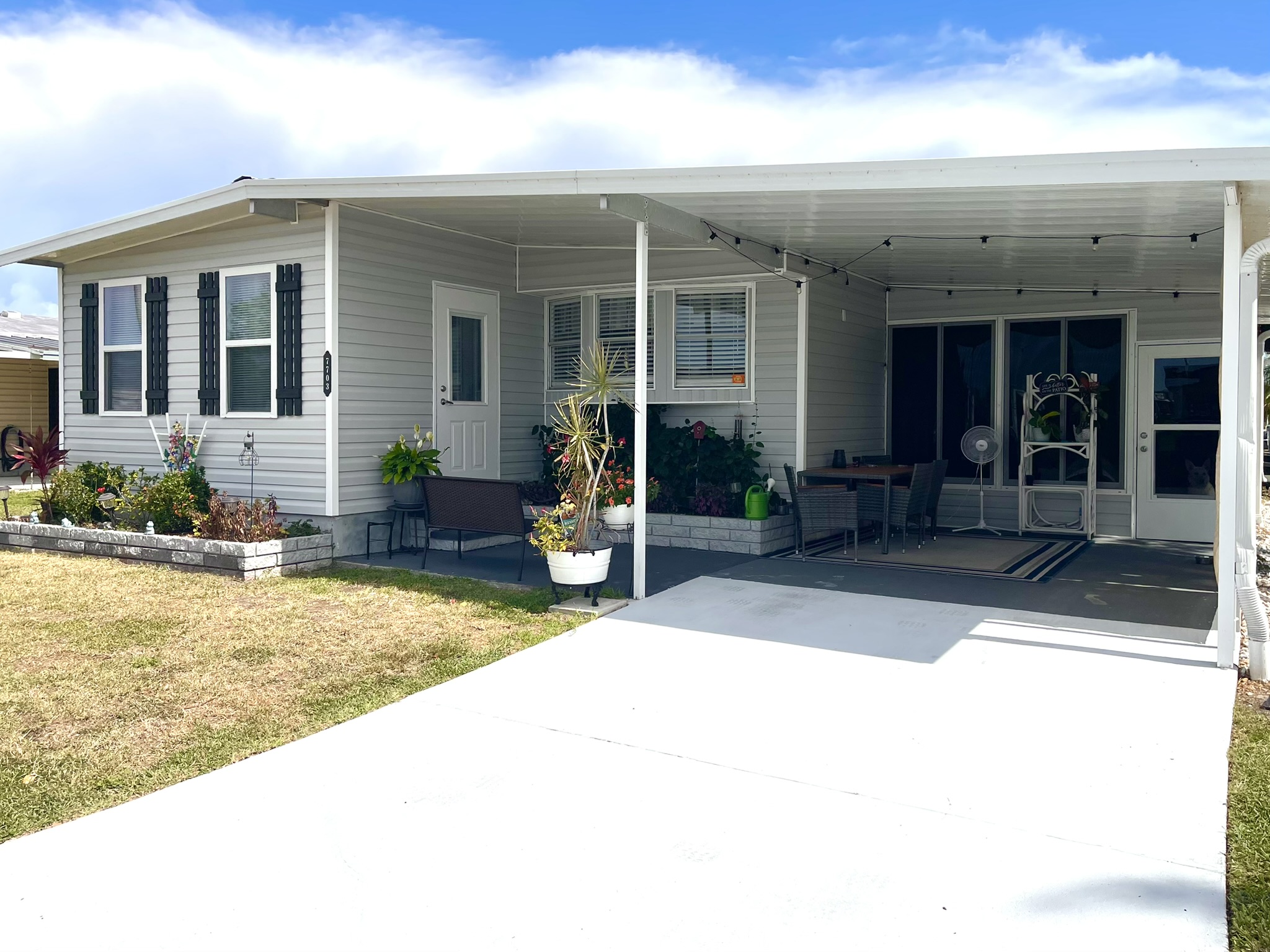 7703 Laurel Way, Ellenton, Florida 34222, 2 Bedrooms Bedrooms, ,2 BathroomsBathrooms,55-Plus Mobile Home,For Sale,Laurel Way,5003